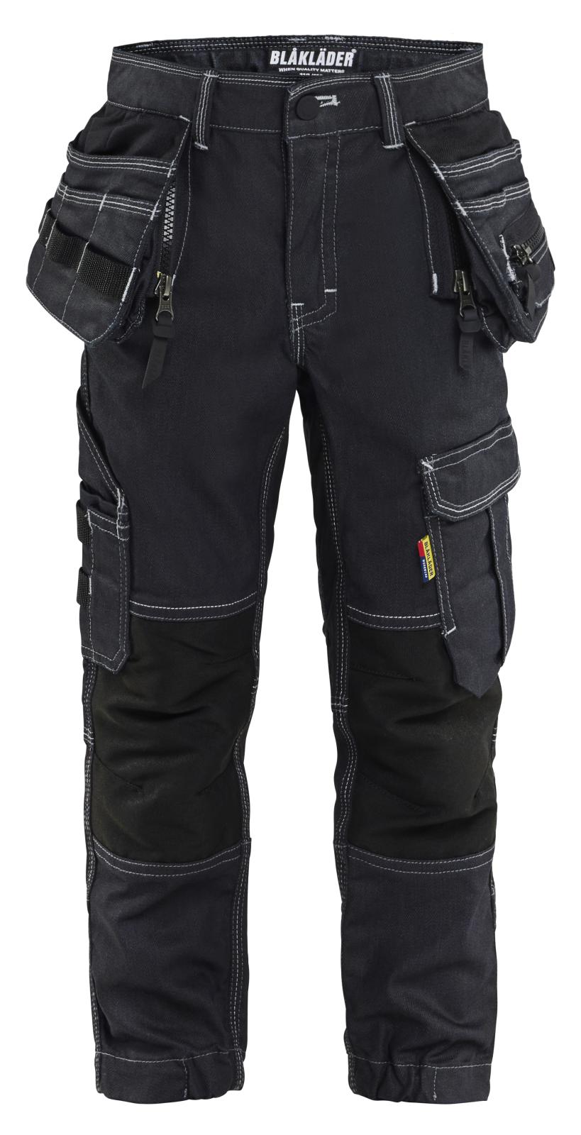 Blaklader Kinderkleding Kids X1900 Werkbroek 52251147 stretch marineblauw-zwart(8999)