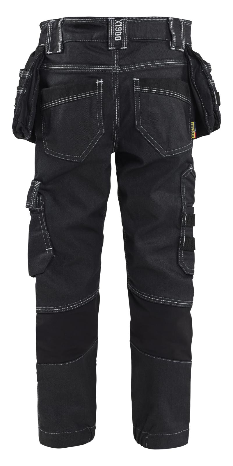 Blaklader Kinderkleding Kids X1900 Werkbroek 52251147 stretch marineblauw-zwart(8999)