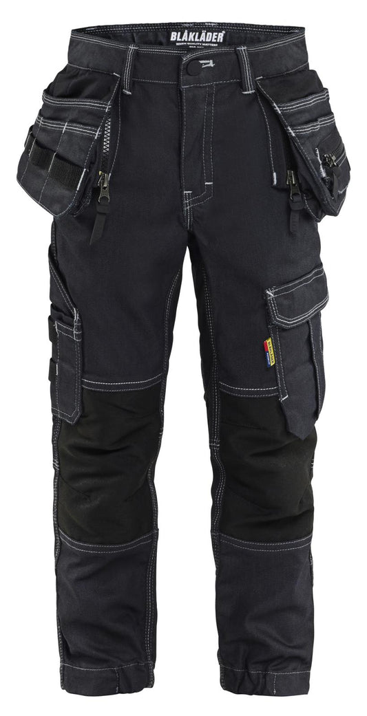 Blaklader Kinderkleding Kids X1900 Werkbroek 52251147 stretch marineblauw-zwart(8999)