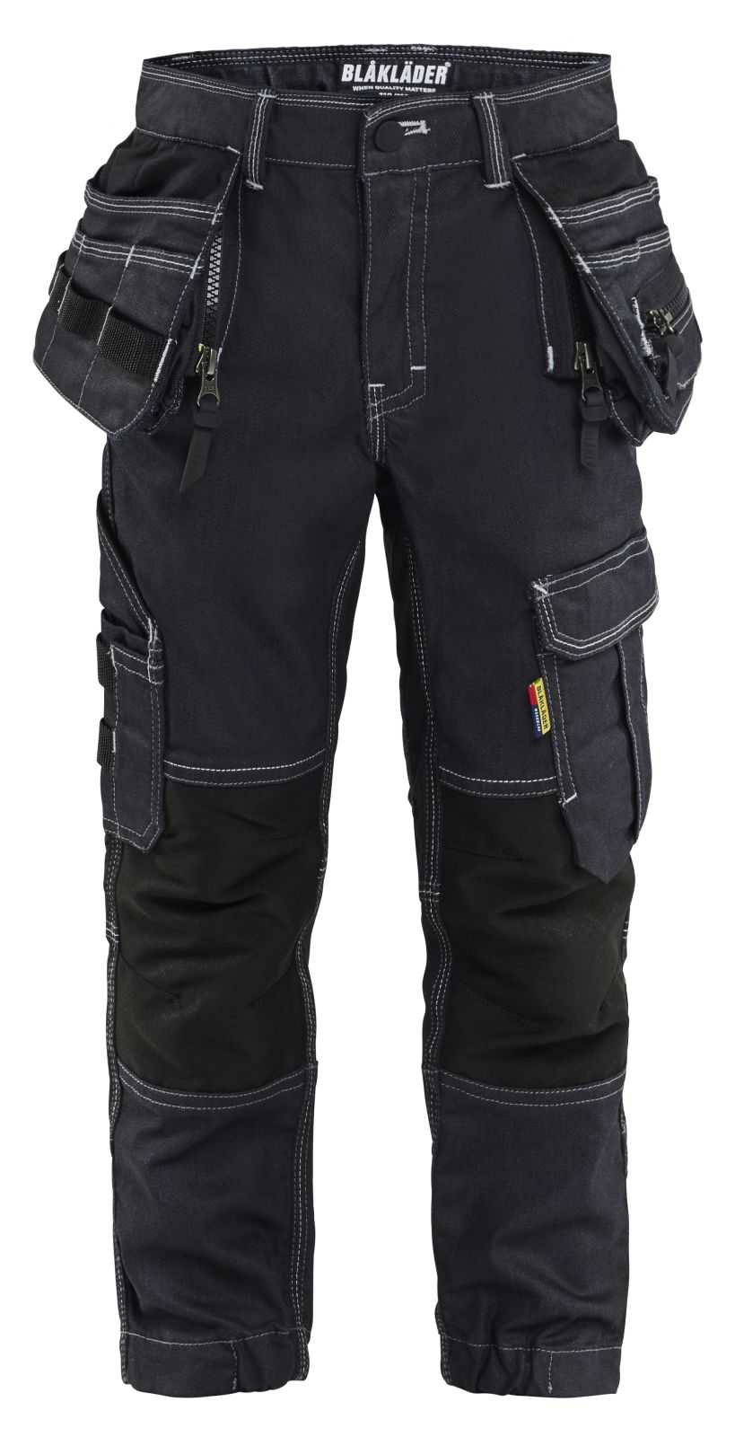 Blaklader Kinderkleding Kids X1900 Werkbroek 52251147 stretch marineblauw-zwart(8999)