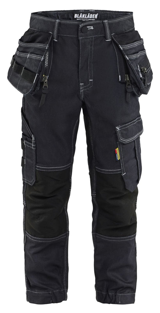 Blaklader Kinderkleding Kids X1900 Werkbroek 52251147 stretch marineblauw-zwart(8999)