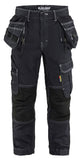 Blaklader Kinderkleding Kids X1900 Werkbroek 52251147 stretch marineblauw-zwart(8999)