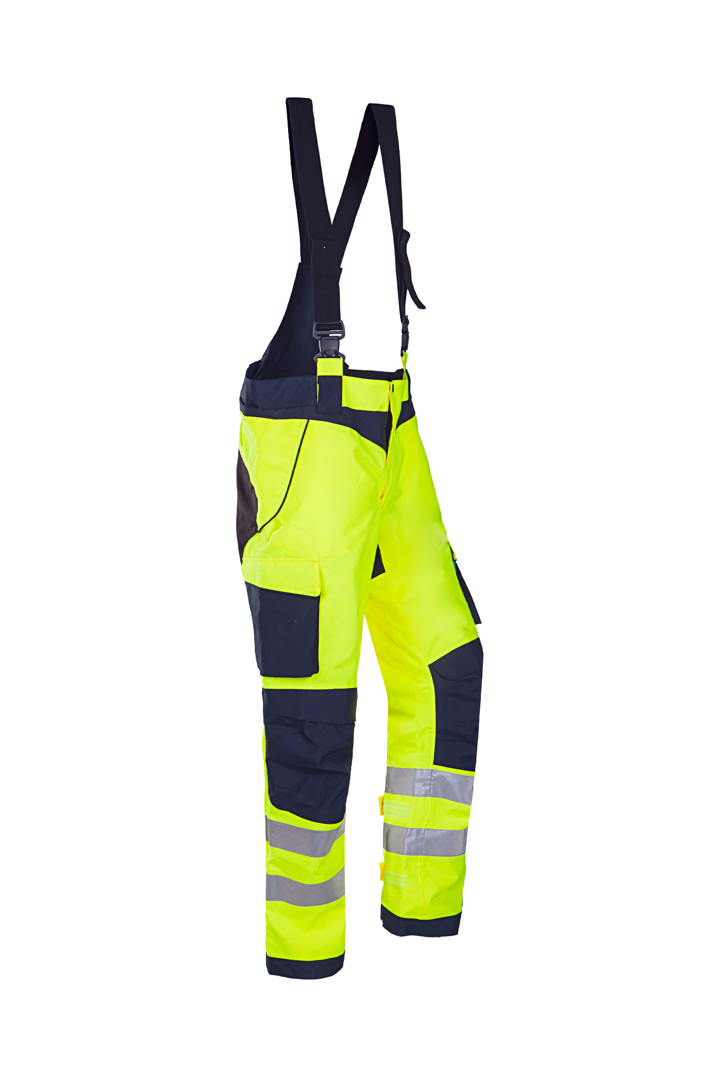 Sioen Broeken Anholt HiVis fluo geel-blauw