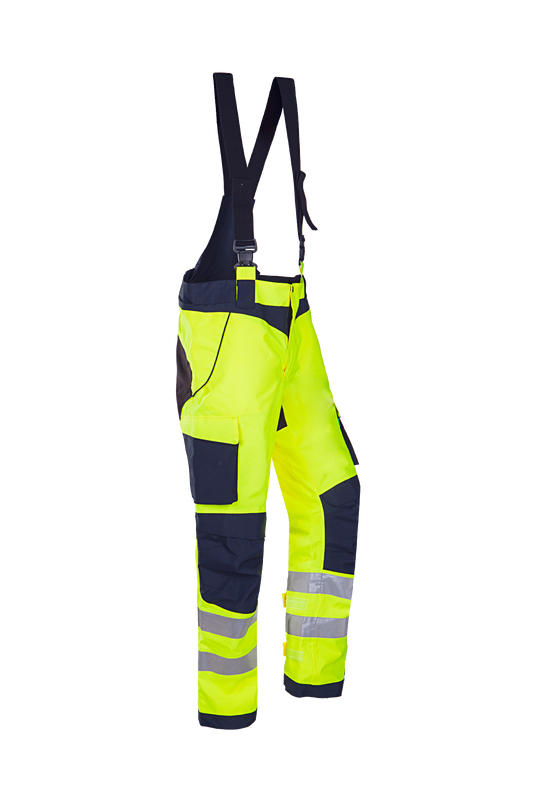 Sioen Broeken Anholt HiVis fluo geel-blauw