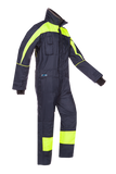 Sioen Overalls Olmet fluo geel-marineblauw