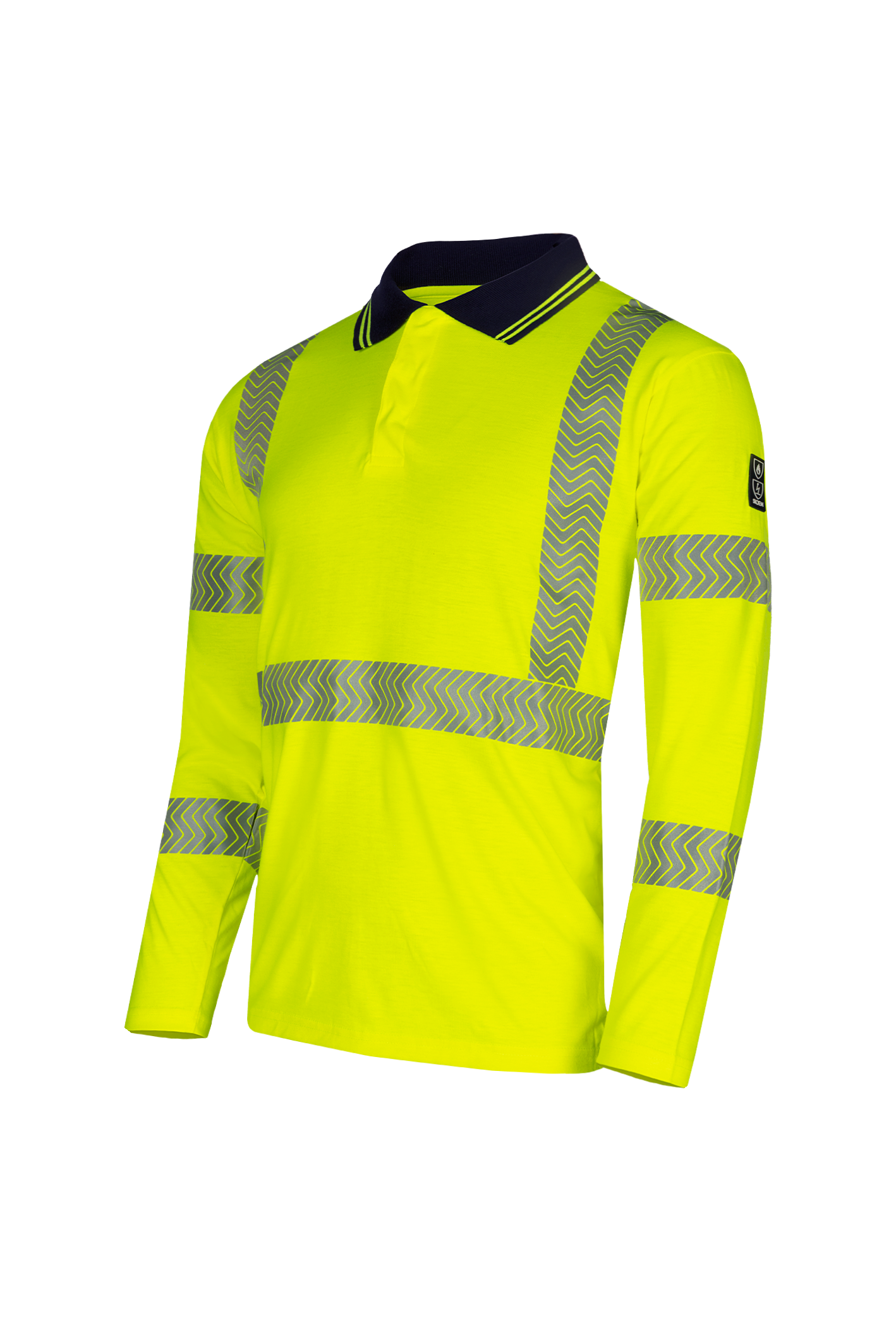 Sioen Poloshirts Garat Multinorm UPF 50+ UV fluo-geel
