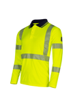 Sioen Poloshirts Garat Multinorm UPF 50+ UV fluo-geel