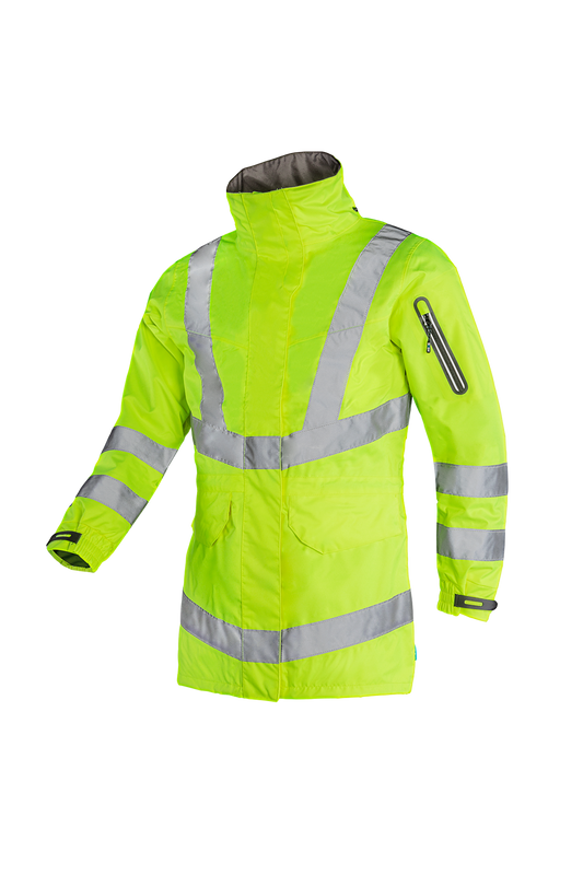 Sioen Jassen Talia HiVis Inrits-systeem fluo-geel