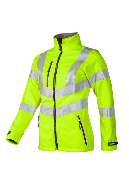Sioen Jassen Jerica HiVis Inrits-systeem fluo-geel