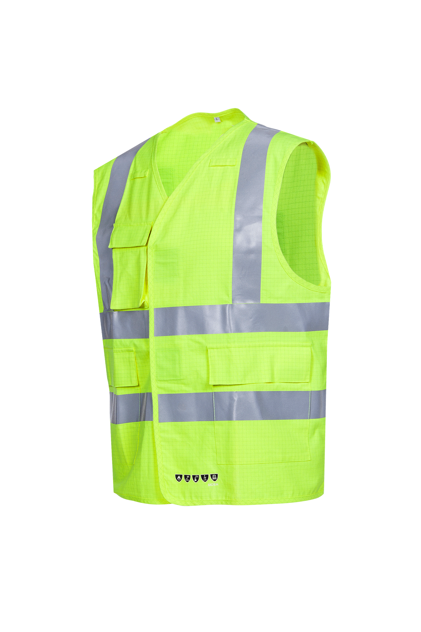 Sioen Vesten Corato Multinorm fluo-geel