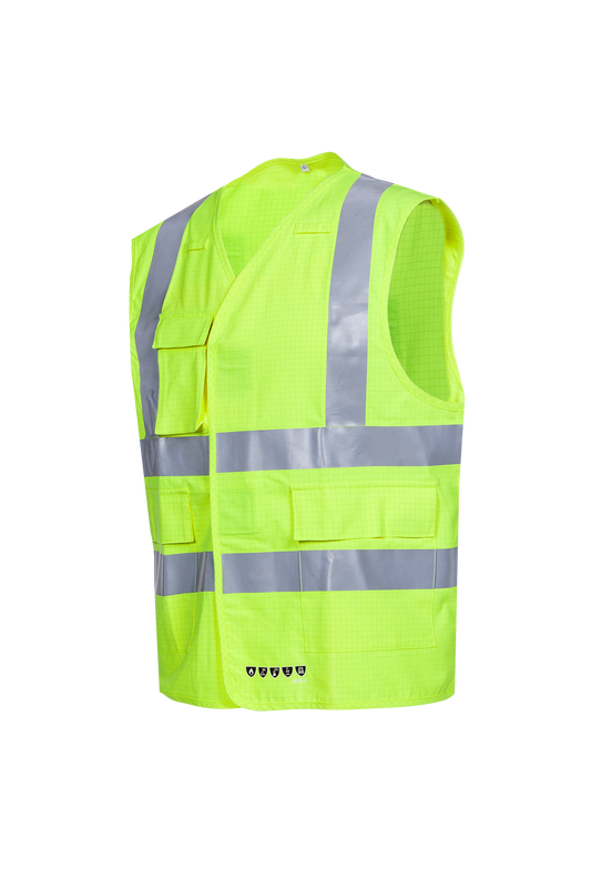 Sioen Vesten Corato Multinorm fluo-geel
