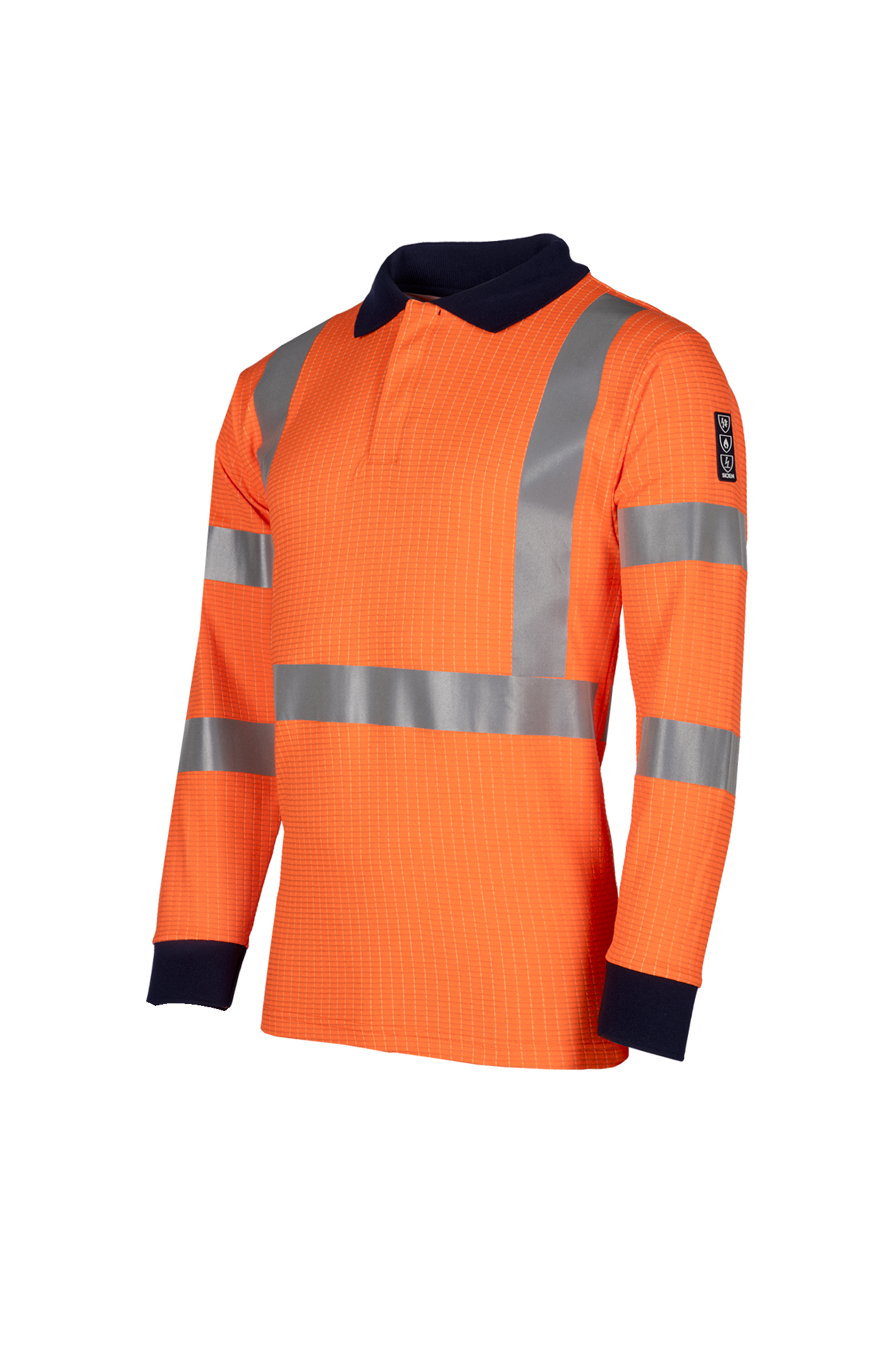 Sioen Poloshirts Lerby Multinorm HiVis fluo-oranje