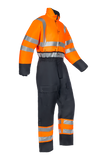 Sioen Overalls Rabaul  fluo oranje-marineblauw