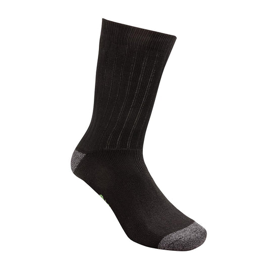 OXXA Basic Sok Walker 8000 extra versteviging hiel en teen 3-pack zwart-grijs