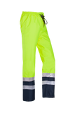 Sioen Broeken Tarviso  fluo geel-marineblauw