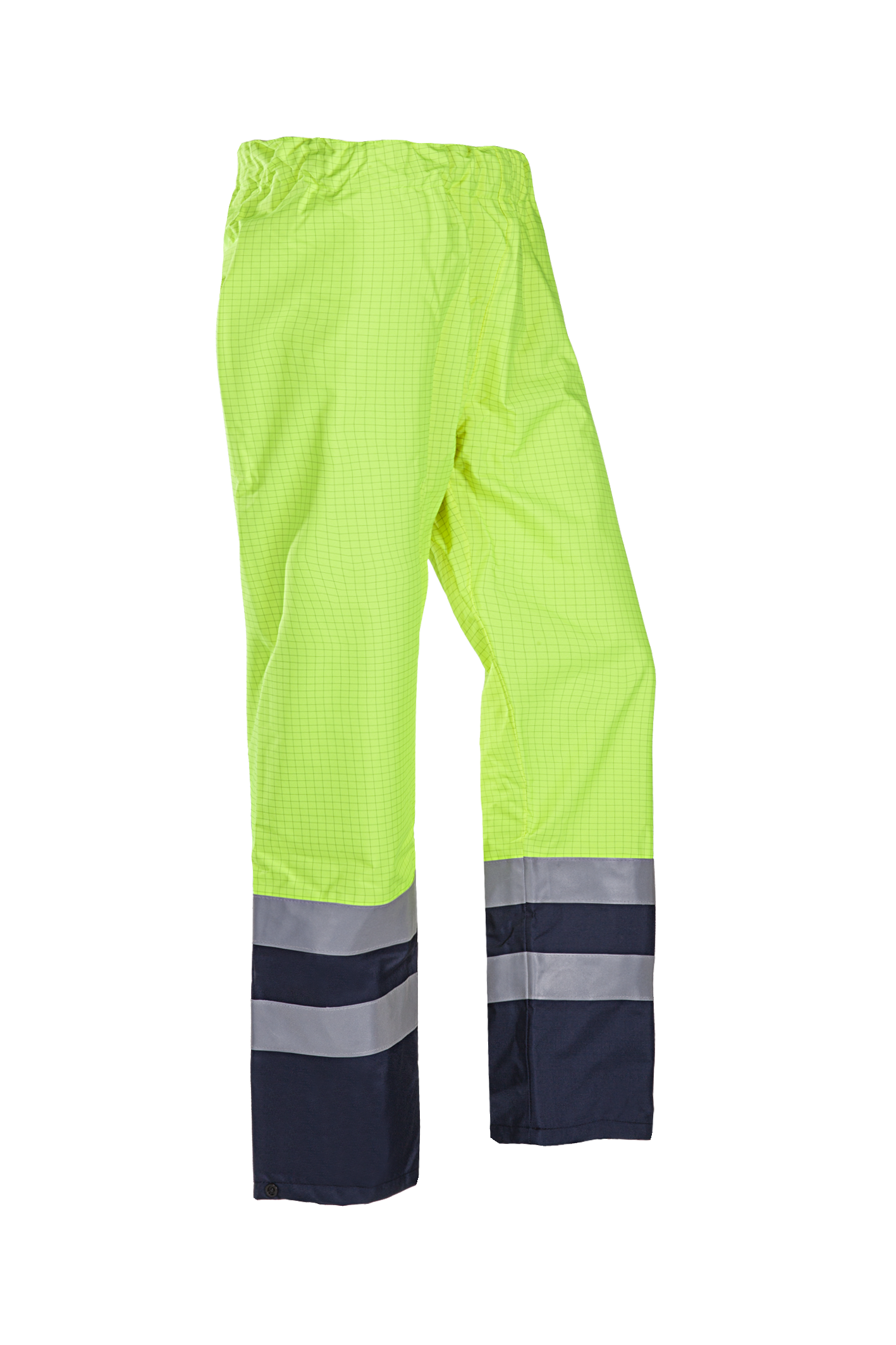 Sioen Regenbroeken Tielson 5874N2EF5 multinorm HiVis fluo geel-marineblauw