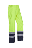 Sioen Regenbroeken Tielson 5874N2EF5 multinorm HiVis fluo geel-marineblauw