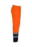 Sioen Regenbroeken Tielson 5874N3EF5 multinorm HiVis fluo oranje-marineblauw
