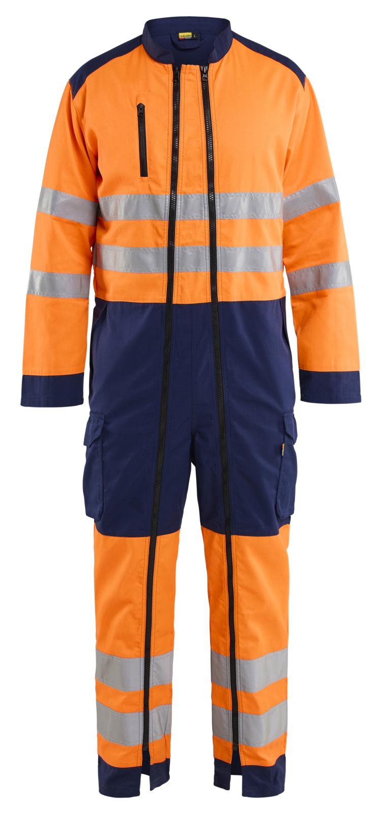 Blaklader High Vis Overall 60201812 fluo oranje-marineblauw(5389)