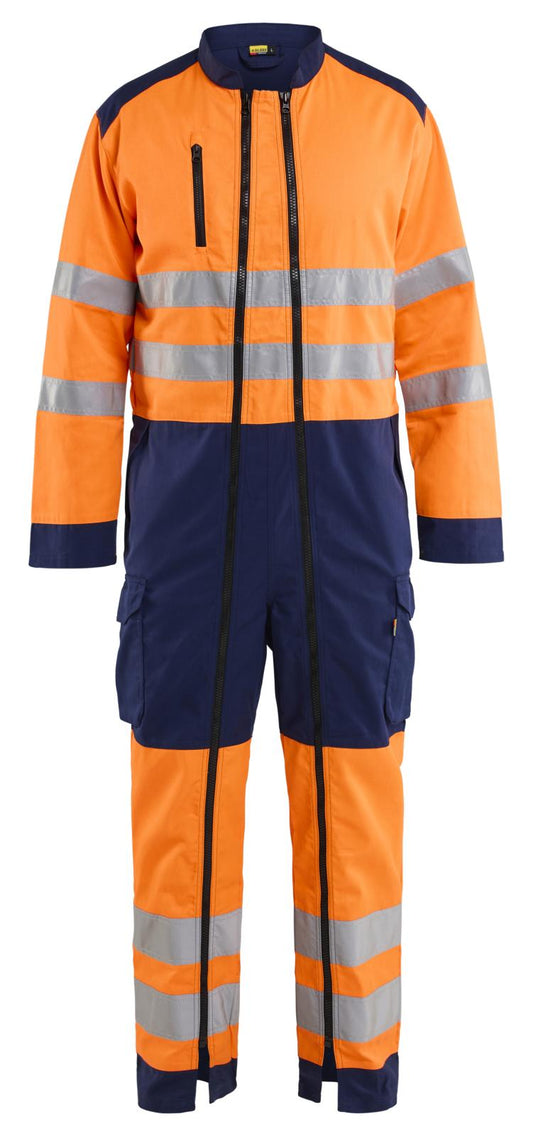 Blaklader High Vis Overall 60201812 fluo oranje-marineblauw(5389)