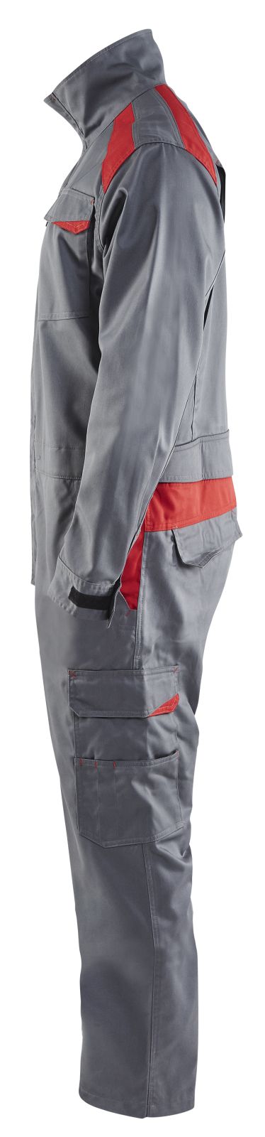 Blaklader Industrie overalls 60541800 grijs-rood(9456)
