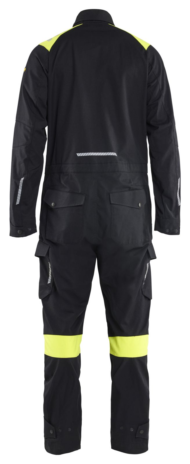 Blaklader Vlamvertragend Multinorm Overall 60771512 inherent vlamwerend antistatisch zwart-fluo geel(9933)
