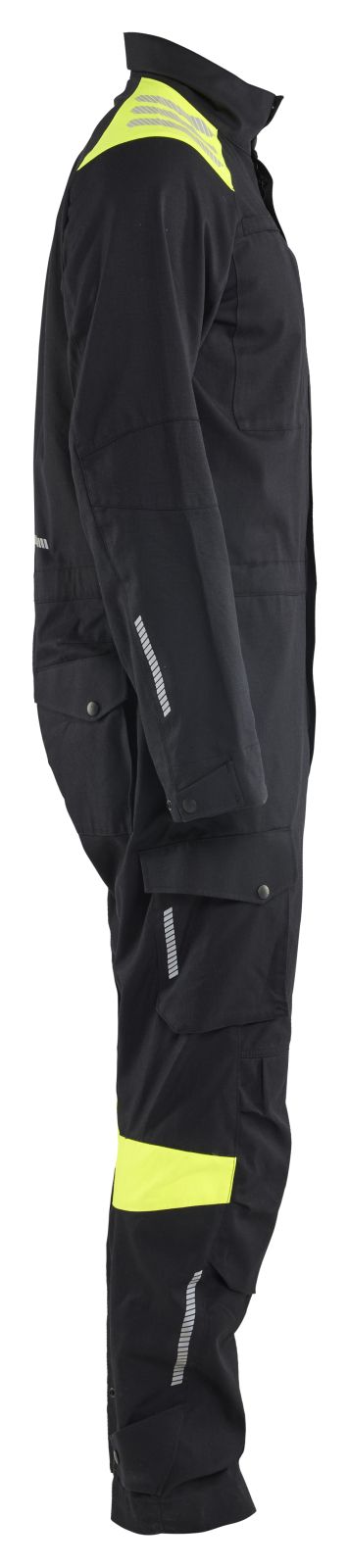 Blaklader Vlamvertragend Multinorm Overall 60771512 inherent vlamwerend antistatisch zwart-fluo geel(9933)