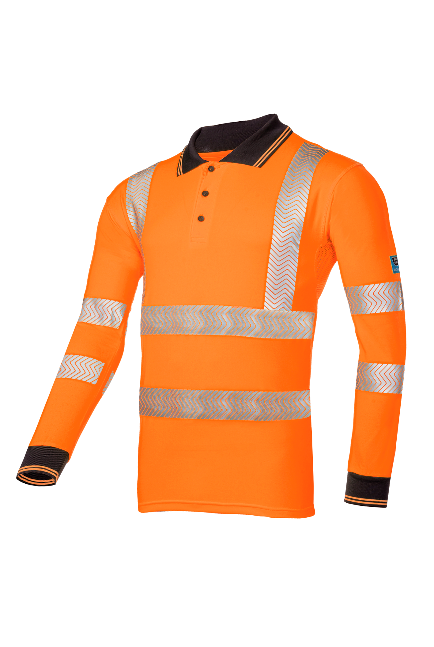 Sioen polo Casbas HiVis fluo oranje