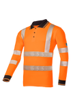 Sioen polo Casbas HiVis fluo oranje