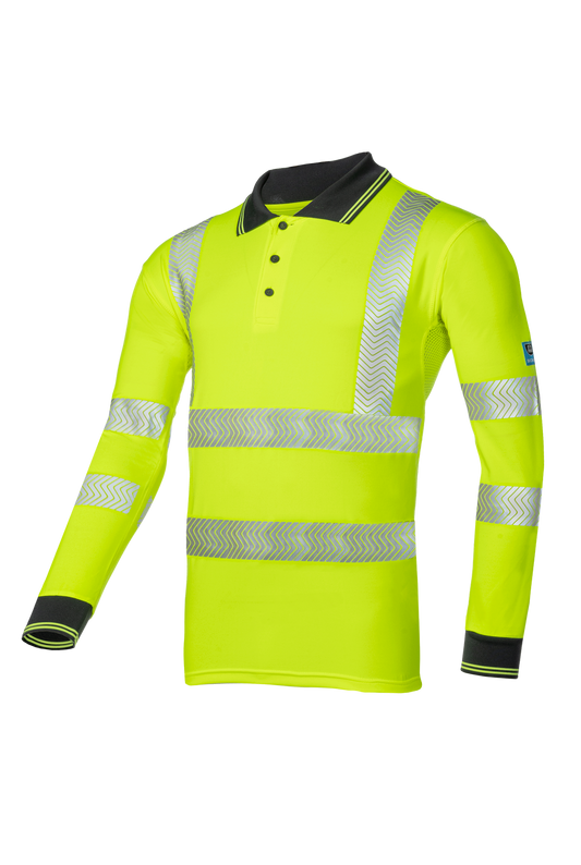Sioen polo Casbas HiVis fluo geel