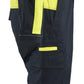 Blaklader Industrie/Service Industrie Overall 61441832 stretch donker marineblauw-fluo geel(8633)