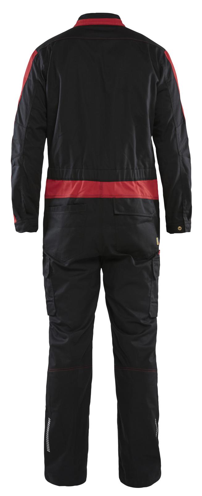Blaklader Overalls 61441832 zwart-rood(9956)