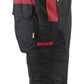 Blaklader Overalls 61441832 zwart-rood(9956)