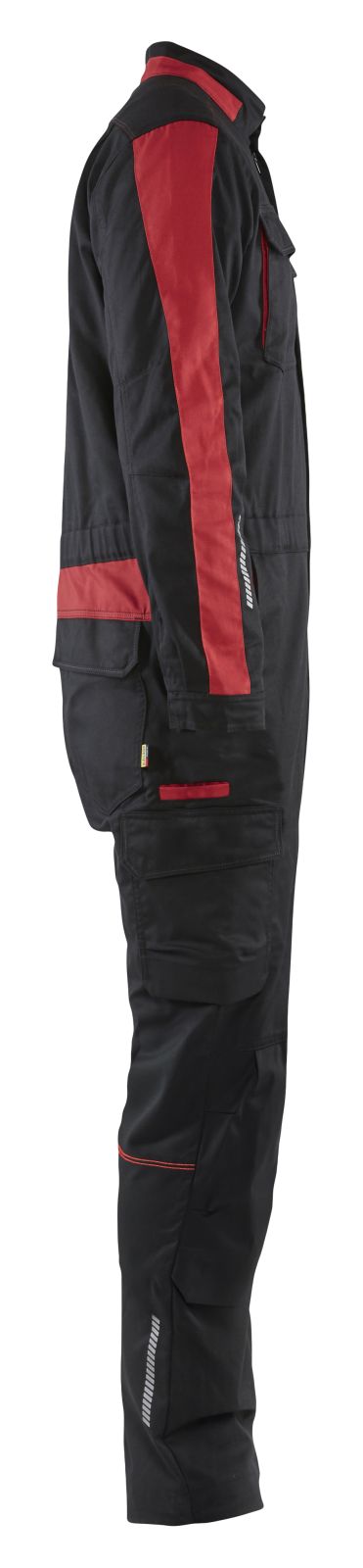Blaklader Overalls 61441832 zwart-rood(9956)