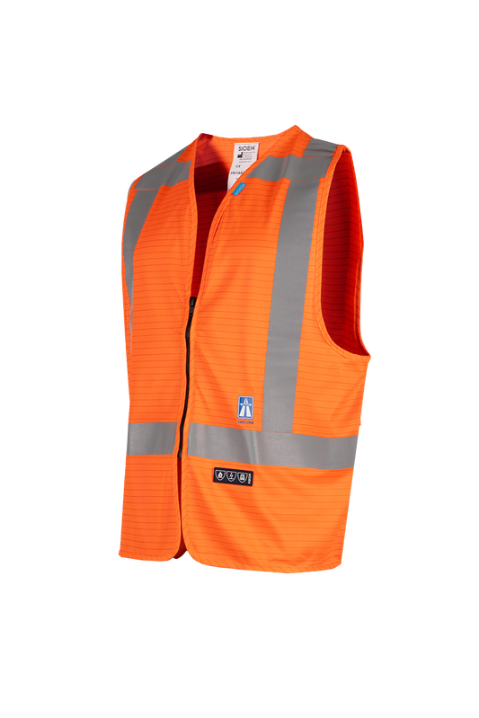 Sioen Vesten Sarvan Multinorm- ARC fluo-oranje