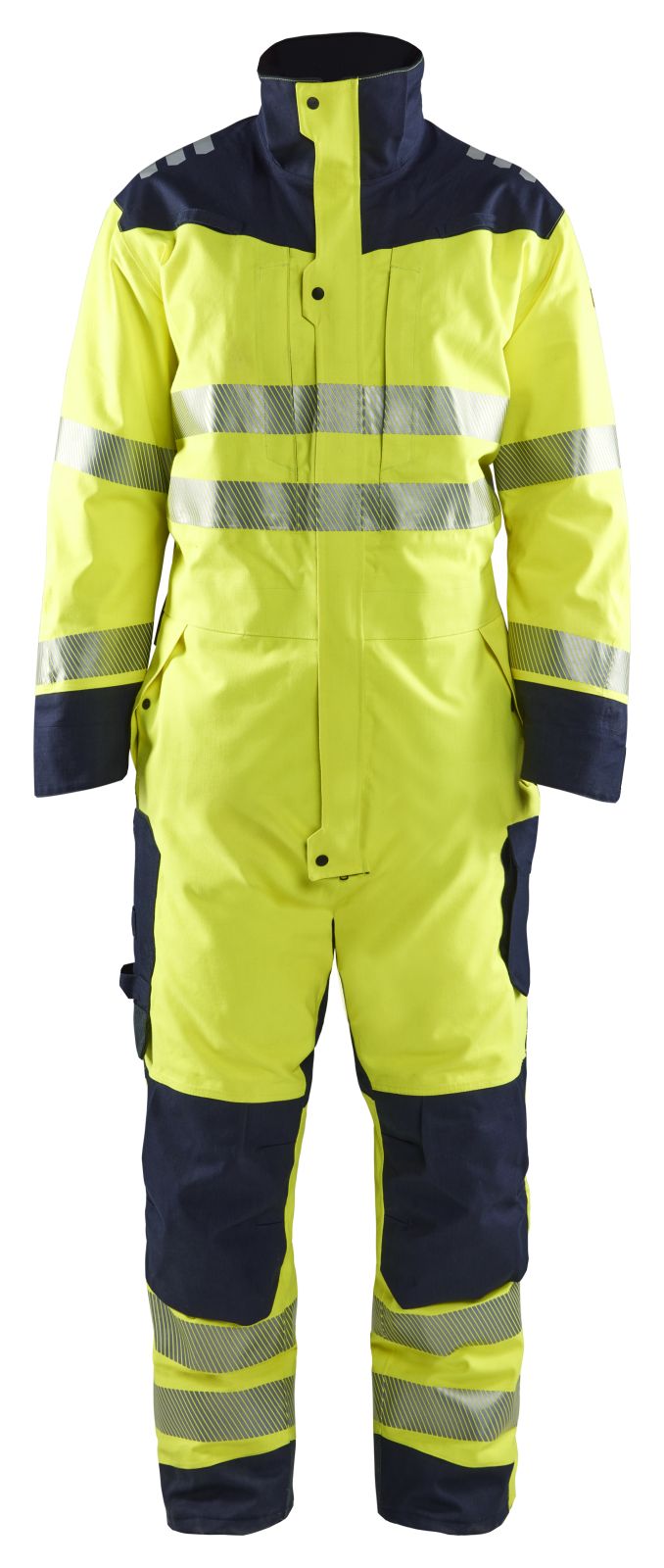 Blaklader Multinorm overalls 63171534 winter fluo geel-marineblauw(3389)