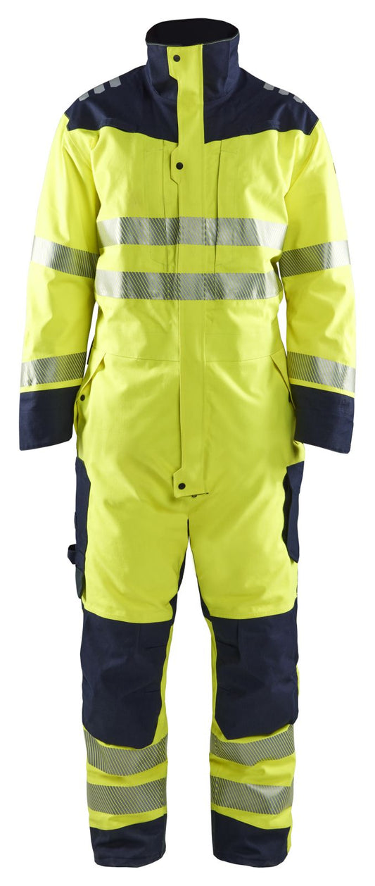 Blaklader Multinorm overalls 63171534 winter fluo geel-marineblauw(3389)