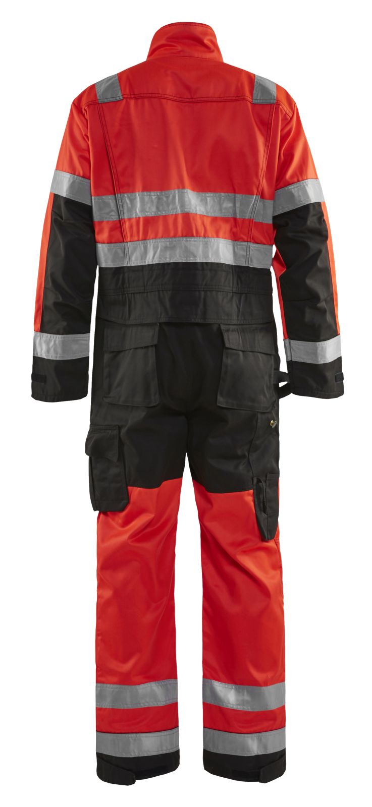 Blaklader Overalls 63731804 HiVis fluo rood-zwart(5599)