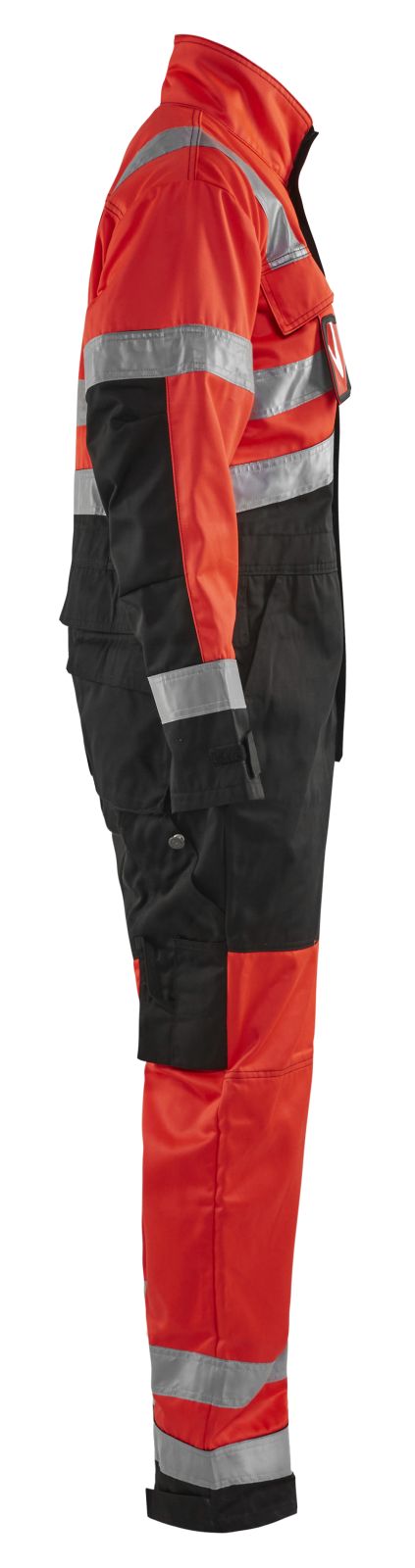 Blaklader Overalls 63731804 HiVis fluo rood-zwart(5599)