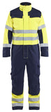 Blaklader Vlamvertragend Multinorm Overall 63791514 vlamwerend antistatsich chemie HiVis fluo geel-marineblauw(3389)
