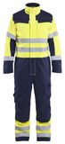 Blaklader Vlamvertragend Multinorm Overall 63791514 vlamwerend antistatsich chemie HiVis fluo geel-marineblauw(3389)