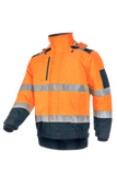 Sioen Jassen Croston HiVis fluo oranje-marineblauw