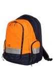 Sioen rugzakken Kirton multinorm fluo oranje-marineblauw