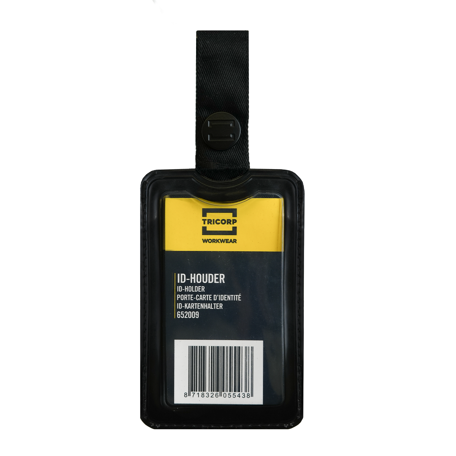 Tricorp Workwear ID-houder 652009 zwart(black)