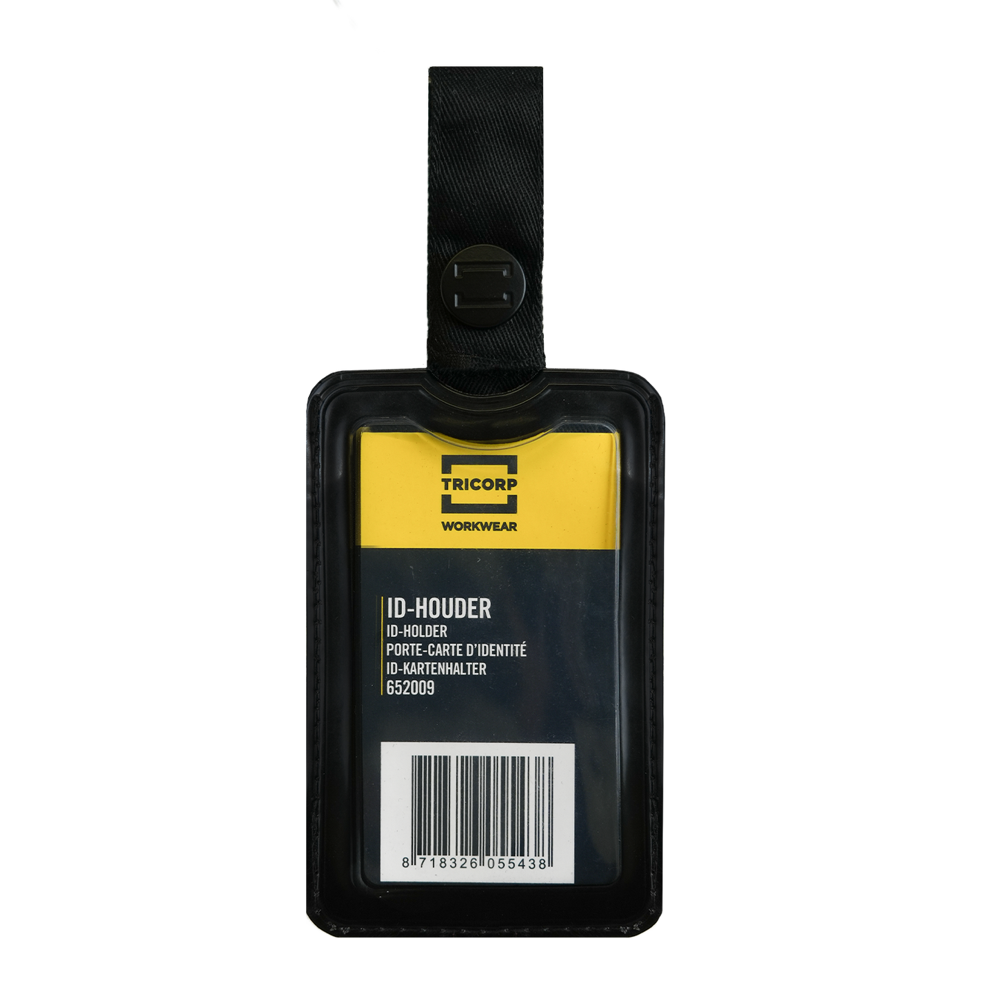Tricorp ID-houder 652009 zwart(black)