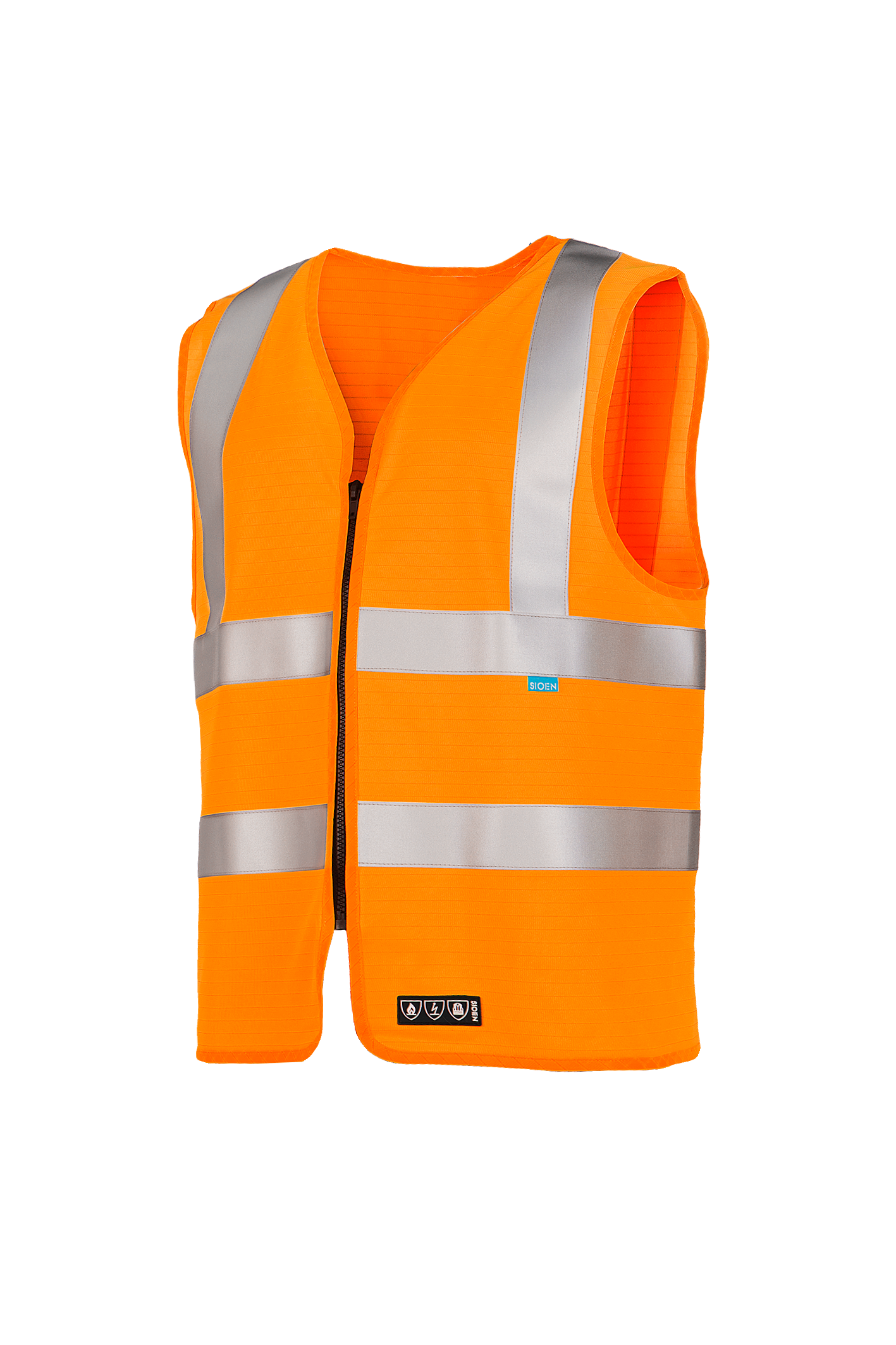 Sioen gilet Bertrix multinorm fluo oranje