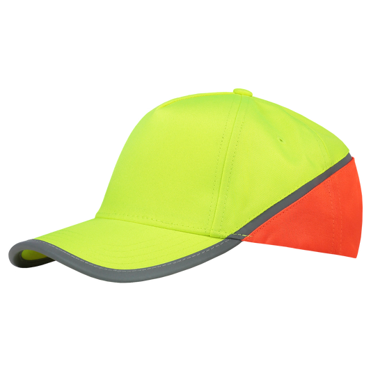 Tricorp Safety Caps 653001- CAP-VR HiVis fluo oranje-fluo geel(orangeyellow)