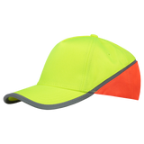 Tricorp Safety Caps 653001- CAP-VR HiVis fluo oranje-fluo geel(orangeyellow)