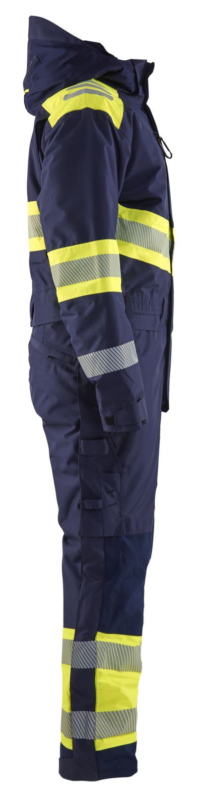 Blaklader High Vis overalls 67201977 winter HiVis waterdicht marineblauw-fluo geel(8933)