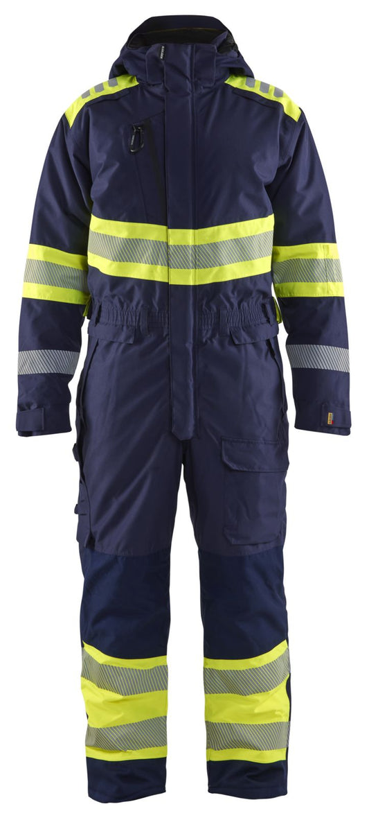 Blaklader High Vis overalls 67201977 winter HiVis waterdicht marineblauw-fluo geel(8933)